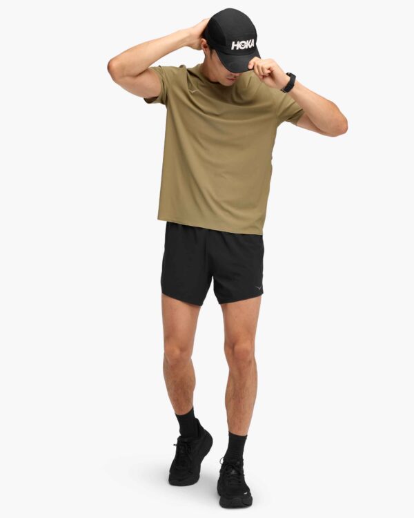 HOKA Ανδρικό Σορτσάκι Glide 5'' Short w/Brief Μαύρο - Image 2