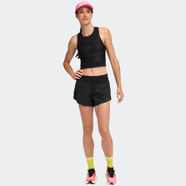 HOKA Γυναικεία Glide 4'' Short BLK-BLACK - Image 3