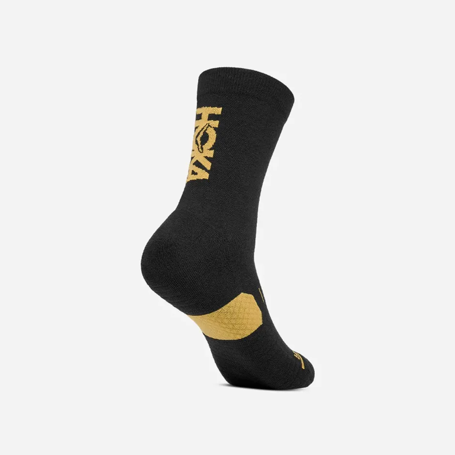 Hoka Κάλτσες για Τρέξιμο Gpx Crew Run BLACK / GOLD - Image 3