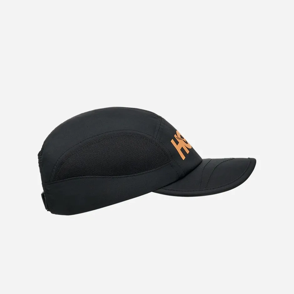 HOKA Καπέλο Hoka Run Hat BLACK / GOLD - Image 2
