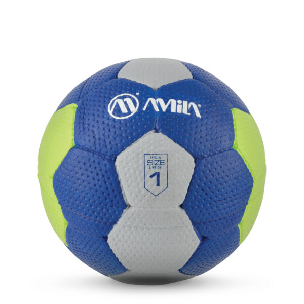 AMILA Μπάλα Handball Cellular Νο1 - Μπλε / Πράσινο / Γκρι 41317 - Image 5