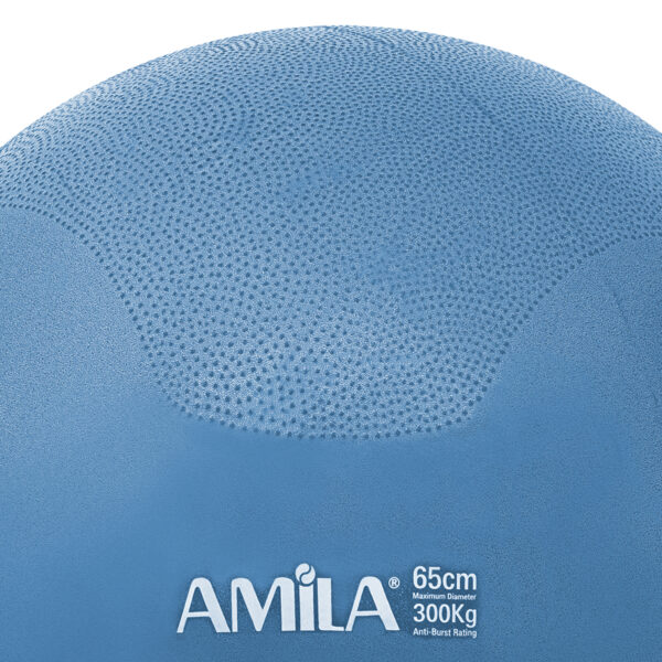 AMILA Μπάλα Γυμναστικής 65cm - Μπλε 48445 - Image 2