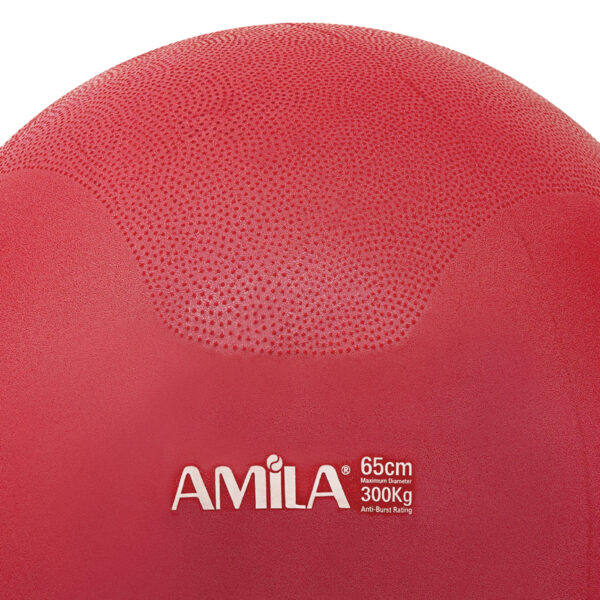 AMILA Μπάλα Γυμναστικής 65cm - Κόκκινη 48446 - Image 2