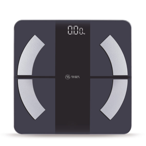 AMILA Ζυγαριά Smart Fit Body 2 - Μαύρο 95360 - Image 2