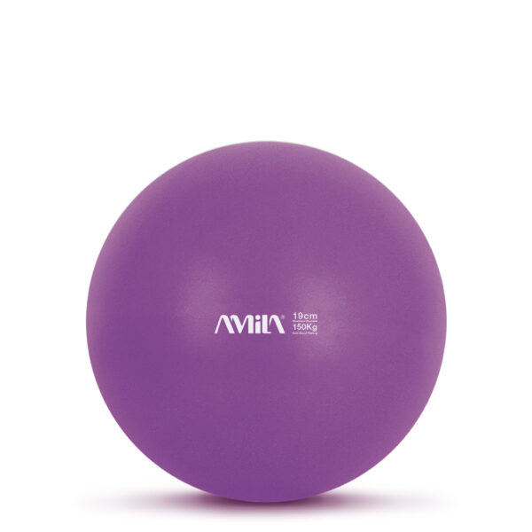 AMILA Μπάλα Pilates 19 cm - Μωβ 95807