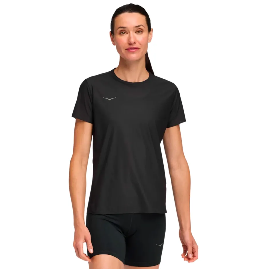 HOKA Γυναικείο Μπλουζάκι Airolite Short Sleeve 2.0 BLACK / GOLD