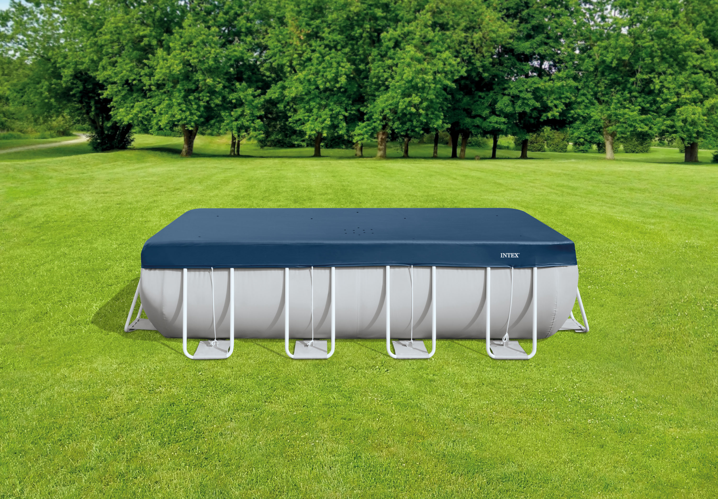 INTEX Προστατευτικό Κάλυμμα Πισίνας Intex Metal Frame 400x200cm 28037 - Image 3