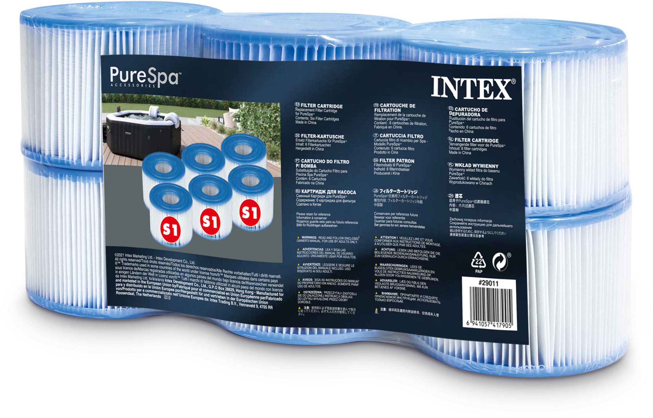 INTEX Φίλτρο Αντλίας INTEX® PureSpa™ (Six Pack) 29011 - Image 3