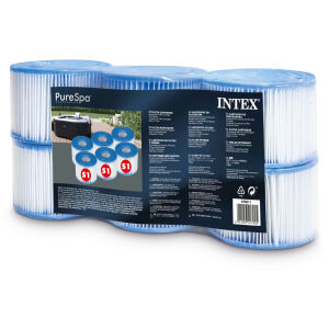 INTEX Φίλτρο Αντλίας INTEX® PureSpa™ (Six Pack) 29011