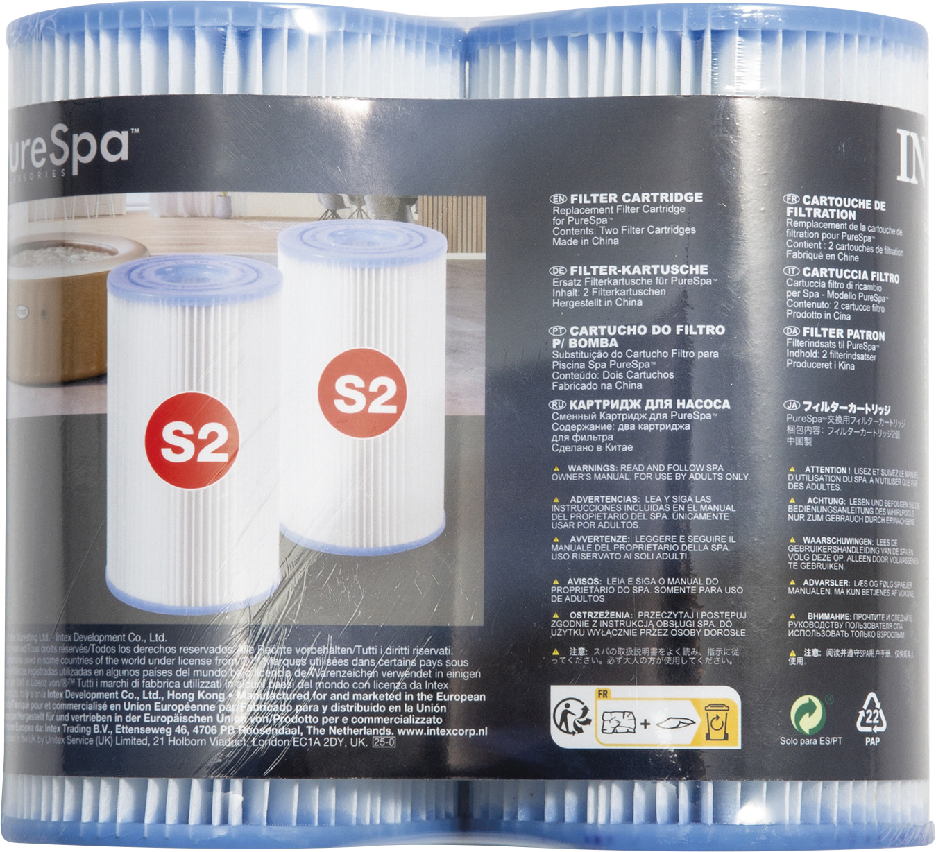 INTEX Φίλτρο Αντλίας S2 INTEX® PureSpa™ (Twin Pack) 29012 - Image 3