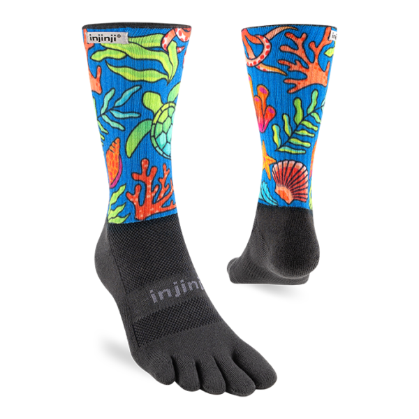 INJINJI Κάλτσες ARTIST DESIGNED CREW Ocean