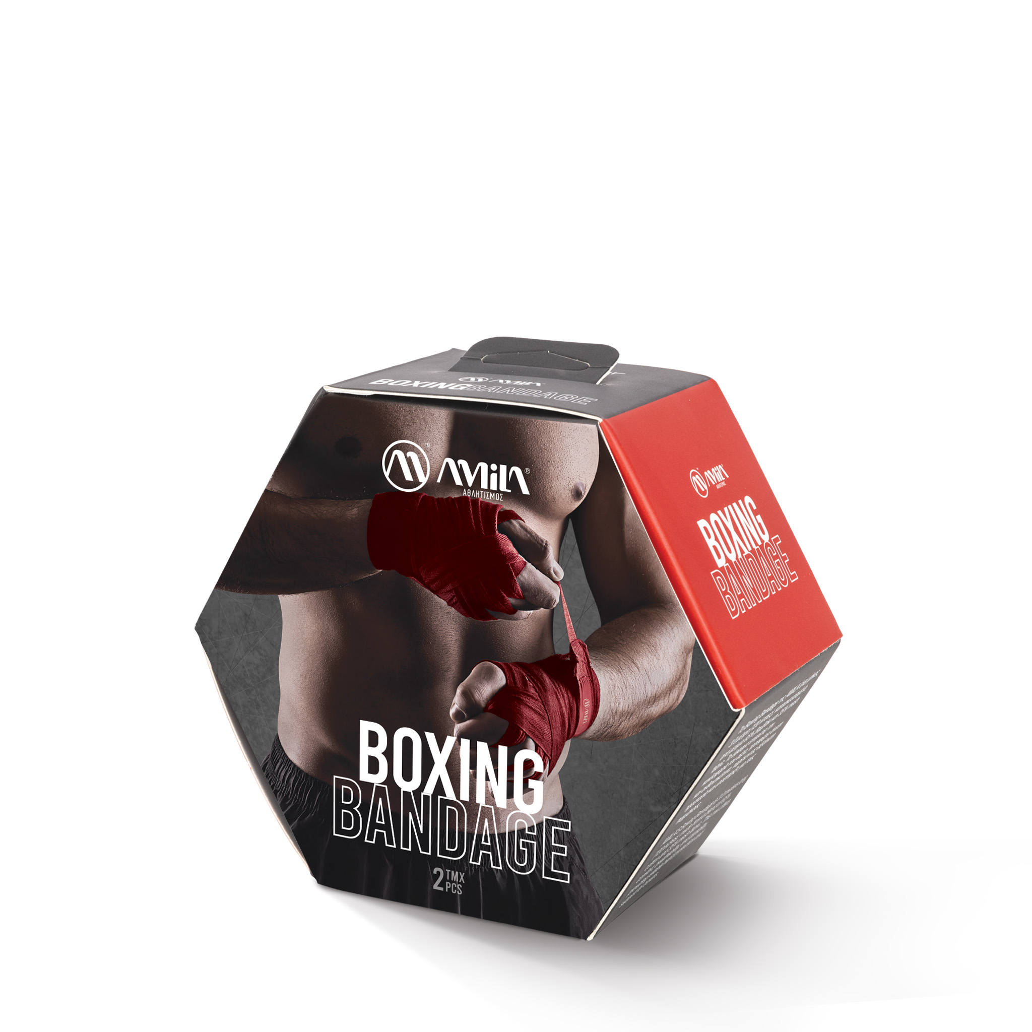 AMILA Μπαντάζ Πυγμαχίας AMILA HandWrap 4,5m Κόκκινο 32004 - Image 10