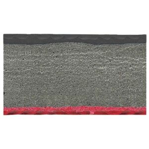 AMILA Δάπεδο Προστασίας EVA Tatami 100x100cm 2cm Κόκκινο-Γκρι-Μαύρο 36631