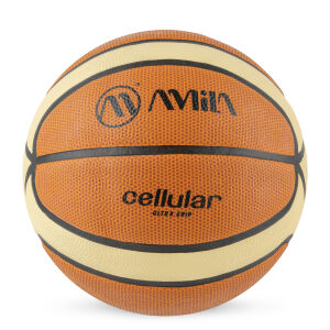 AMILA Μπάλα Basket Cellular No5 - Πορτοκαλί / Μπεζ 41512