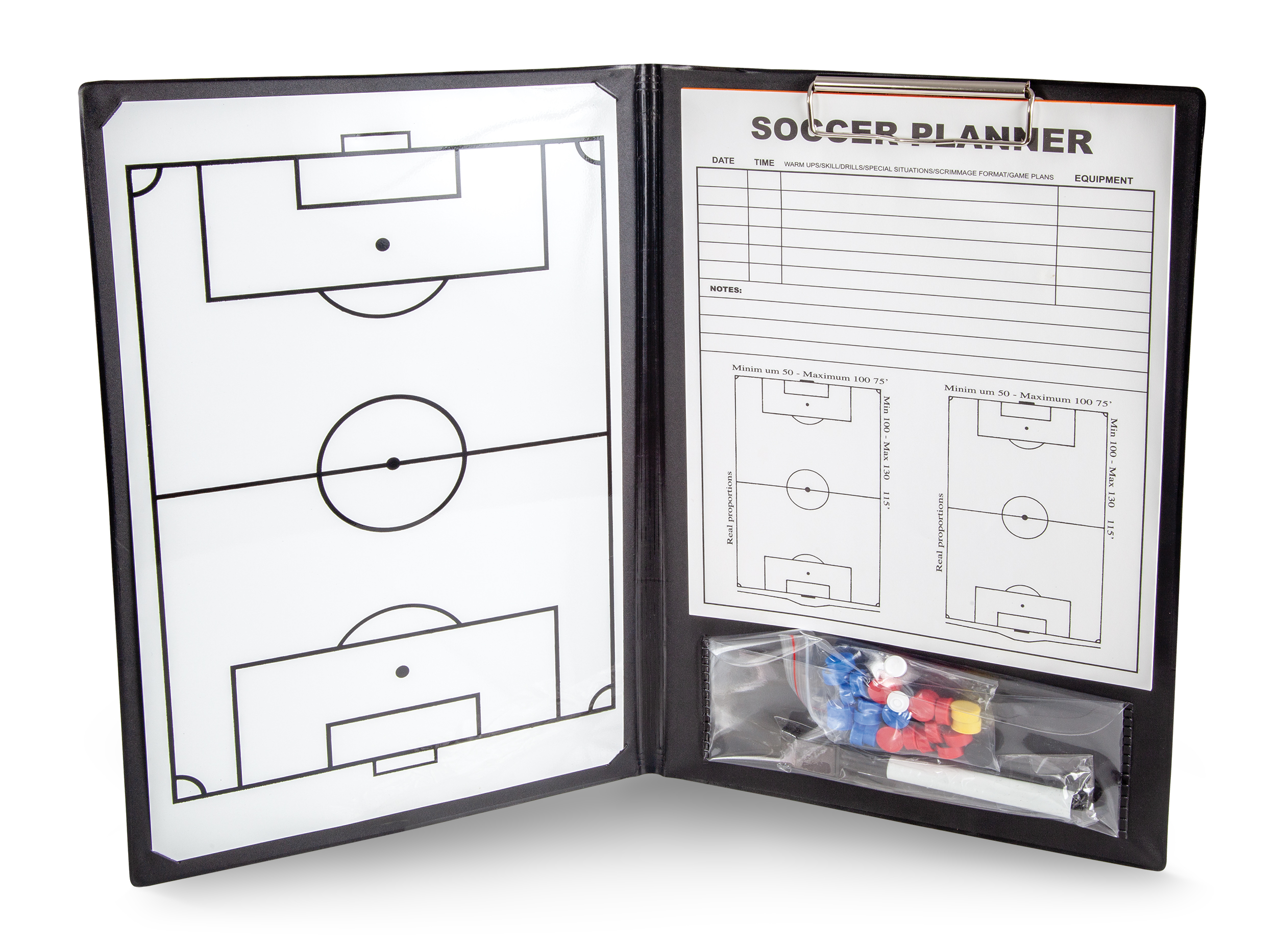 AMILA Ταμπλό Προπονητή Ποδοσφαίρου Μαγνητικό 23x36cm 41958 - Image 16