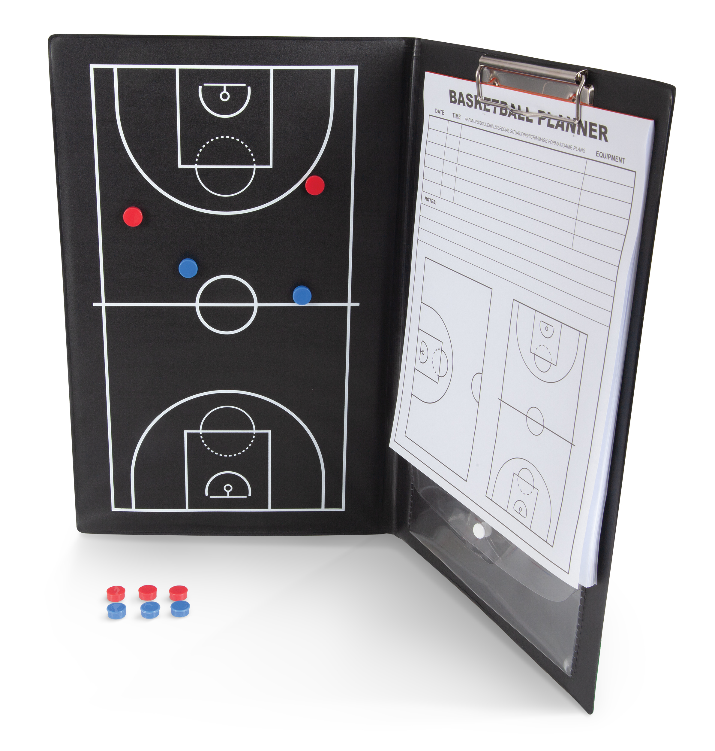 AMILA Ταμπλό Προπονητή Basket Μαγνητικό 22,7x35,5cm 41959