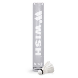 WISH Μπαλάκια Badminton Feather Shuttlecock W-09 12 τμχ. 42078