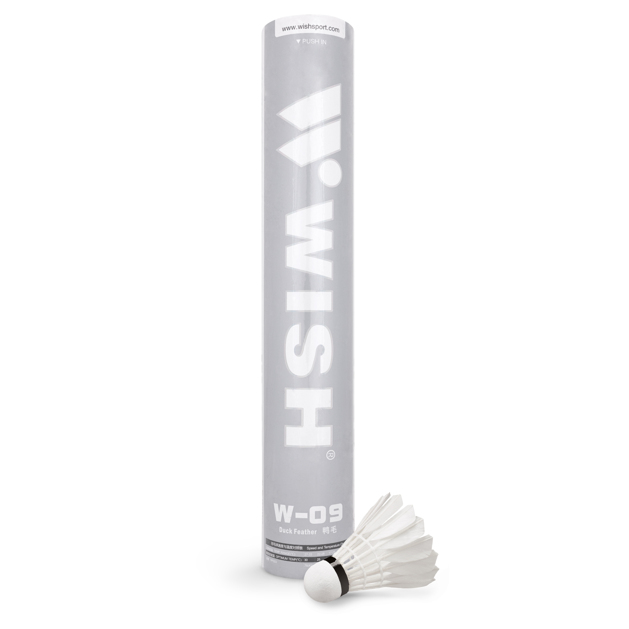 WISH Μπαλάκια Badminton Feather Shuttlecock W-09 12 τμχ. 42078 - Image 13