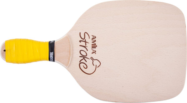 AMILA Ρακέτα Παραλίας AMILA Stroke 12mm 400gr Κίτρινο Grip 42288 - Image 5