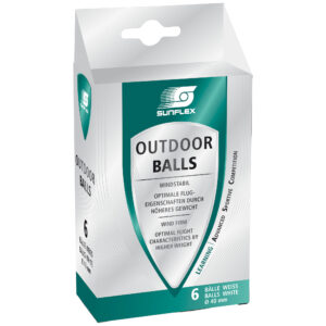 SUNFLEX Μπαλάκια Ping Pong Εξωτερικού Χώρου Sunflex PVC 6 Τεμάχια 42720