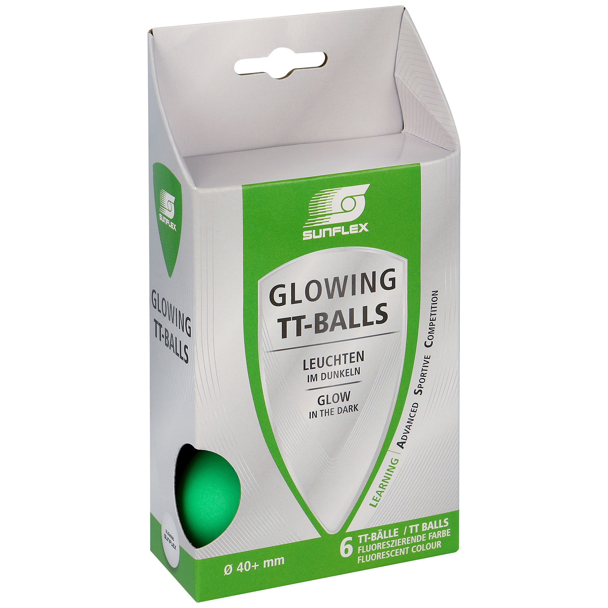SUNFLEX Μπαλάκια Ping Pong Sunflex Training PVC 6 Τεμάχια 42721
