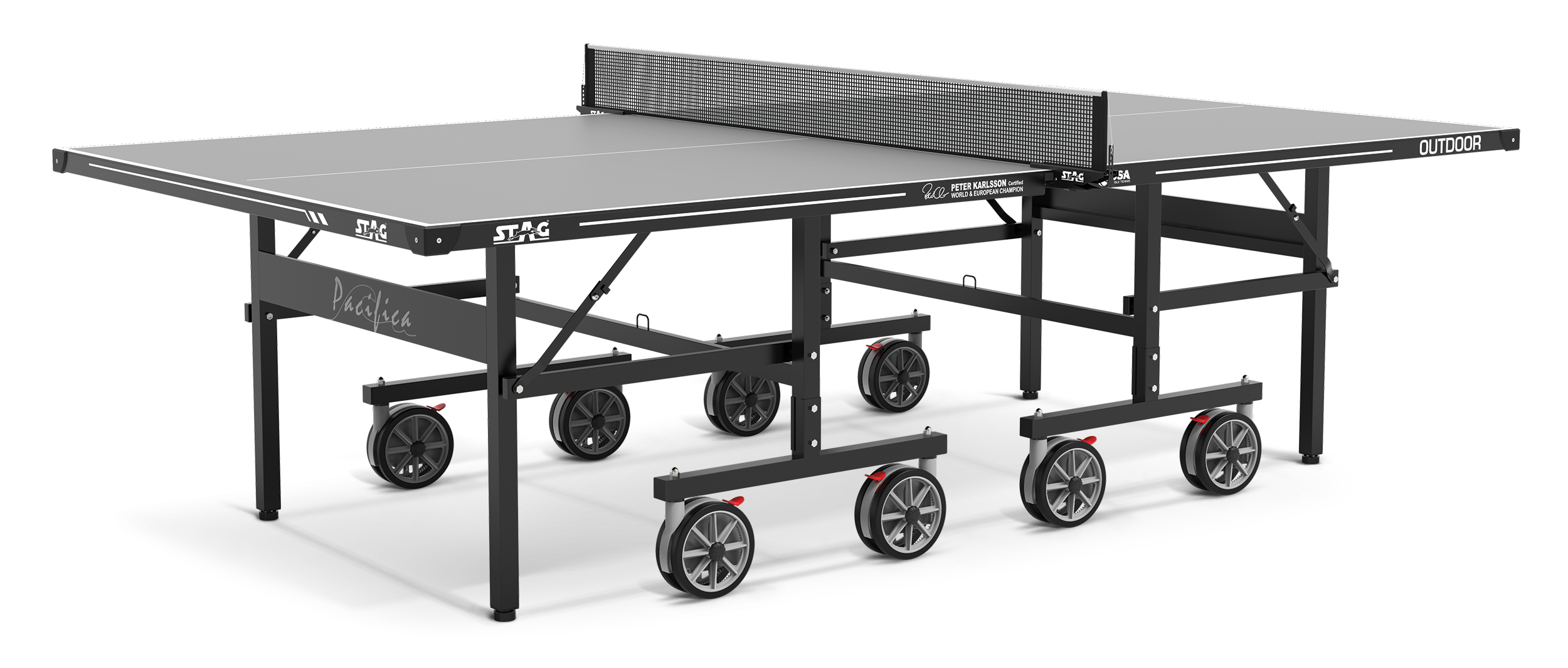 STAG Τραπέζι Ping Pong Εξωτερικού Χώρου Stag Pacifica Γκρι 42801 - Image 16