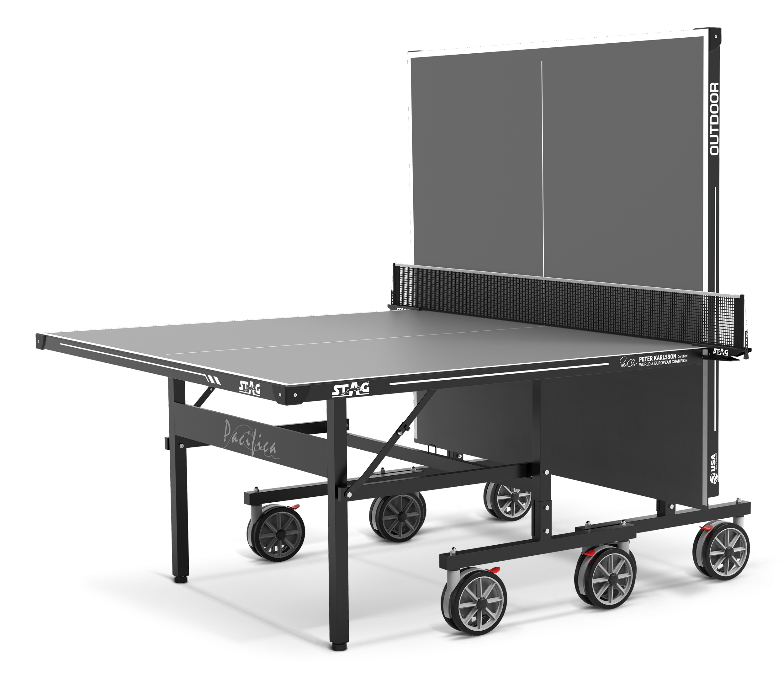STAG Τραπέζι Ping Pong Εξωτερικού Χώρου Stag Pacifica Γκρι 42801