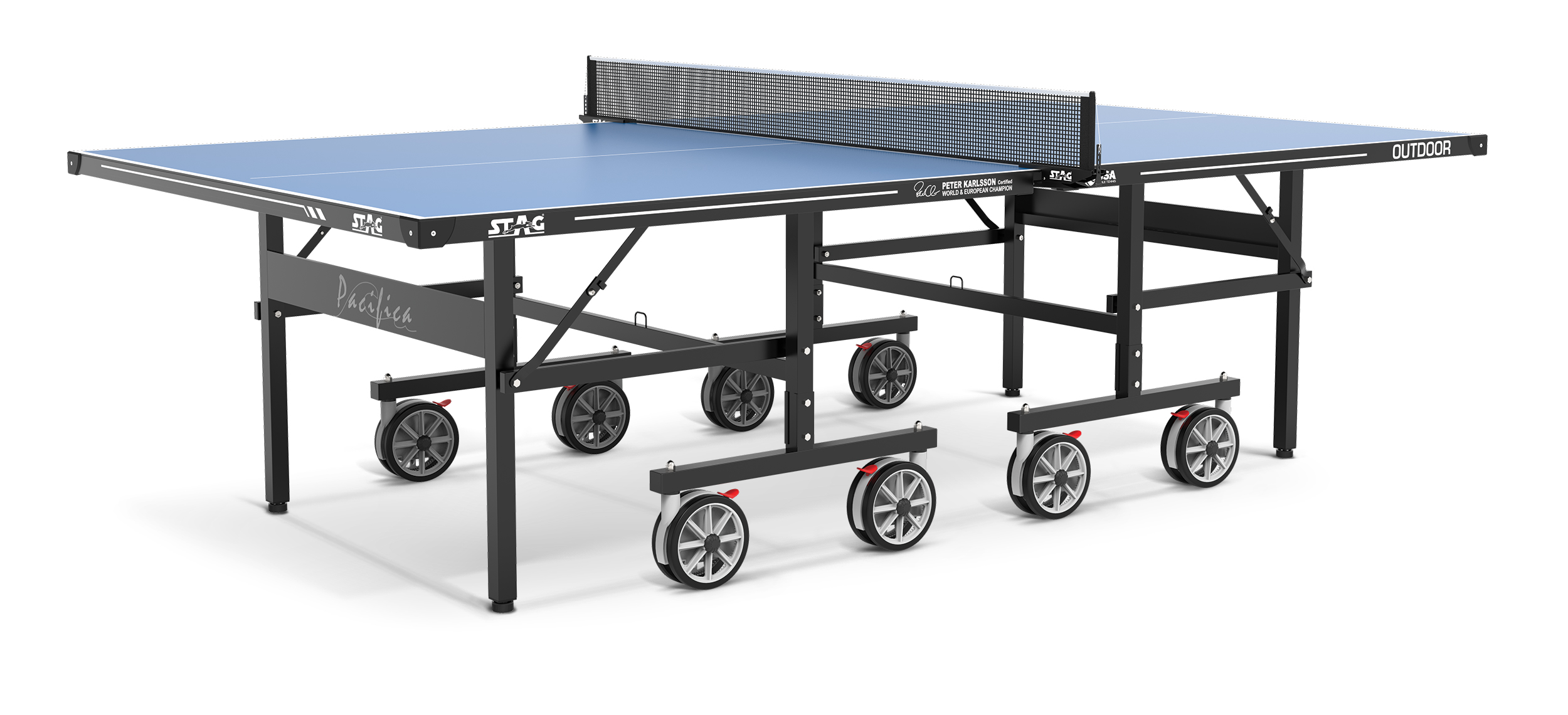 STAG Τραπέζι Ping Pong Εξωτερικού Χώρου Stag Pacifica Μπλε 42809 - Image 4