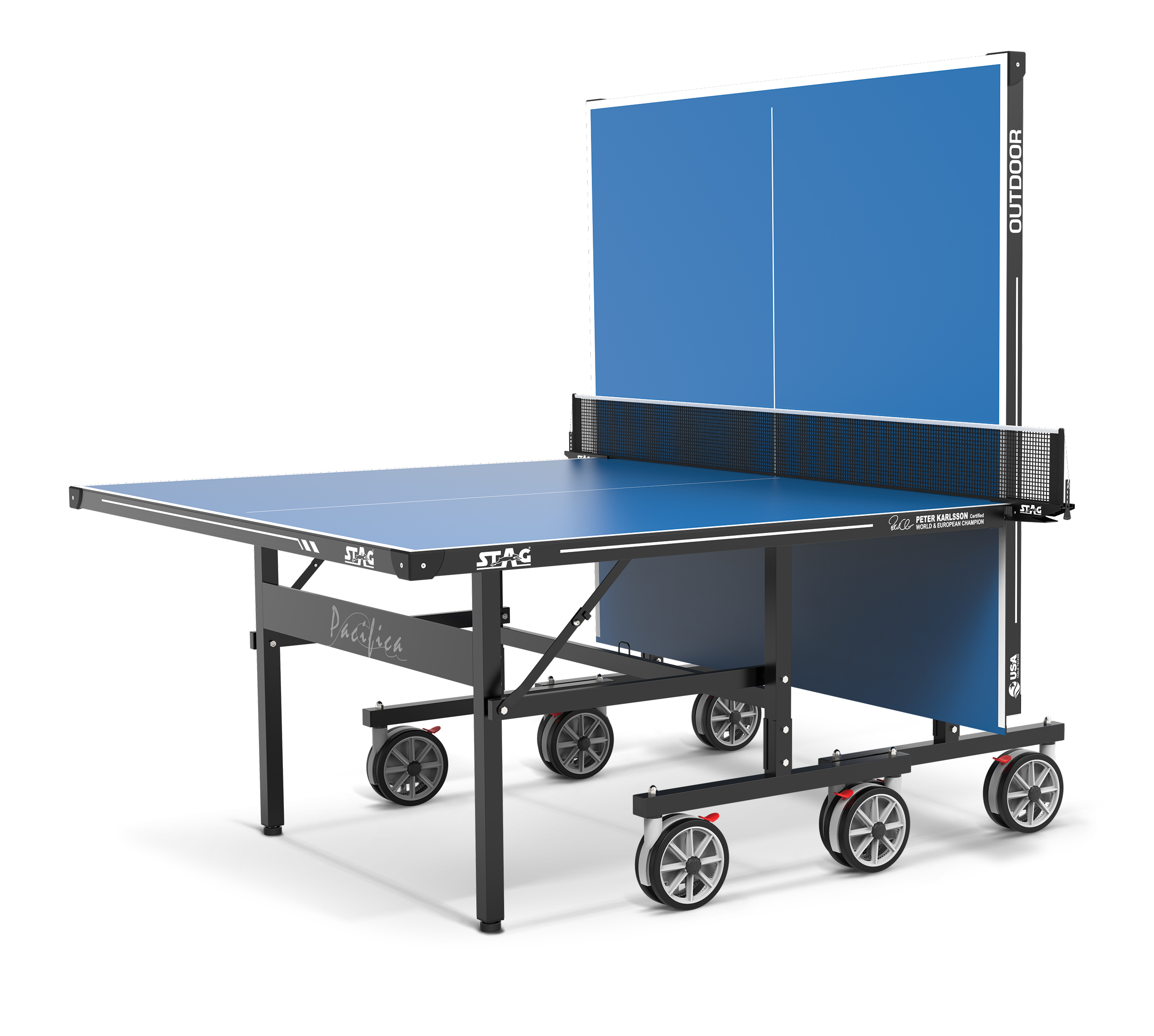 STAG Τραπέζι Ping Pong Εξωτερικού Χώρου Stag Pacifica Μπλε 42809 - Image 8