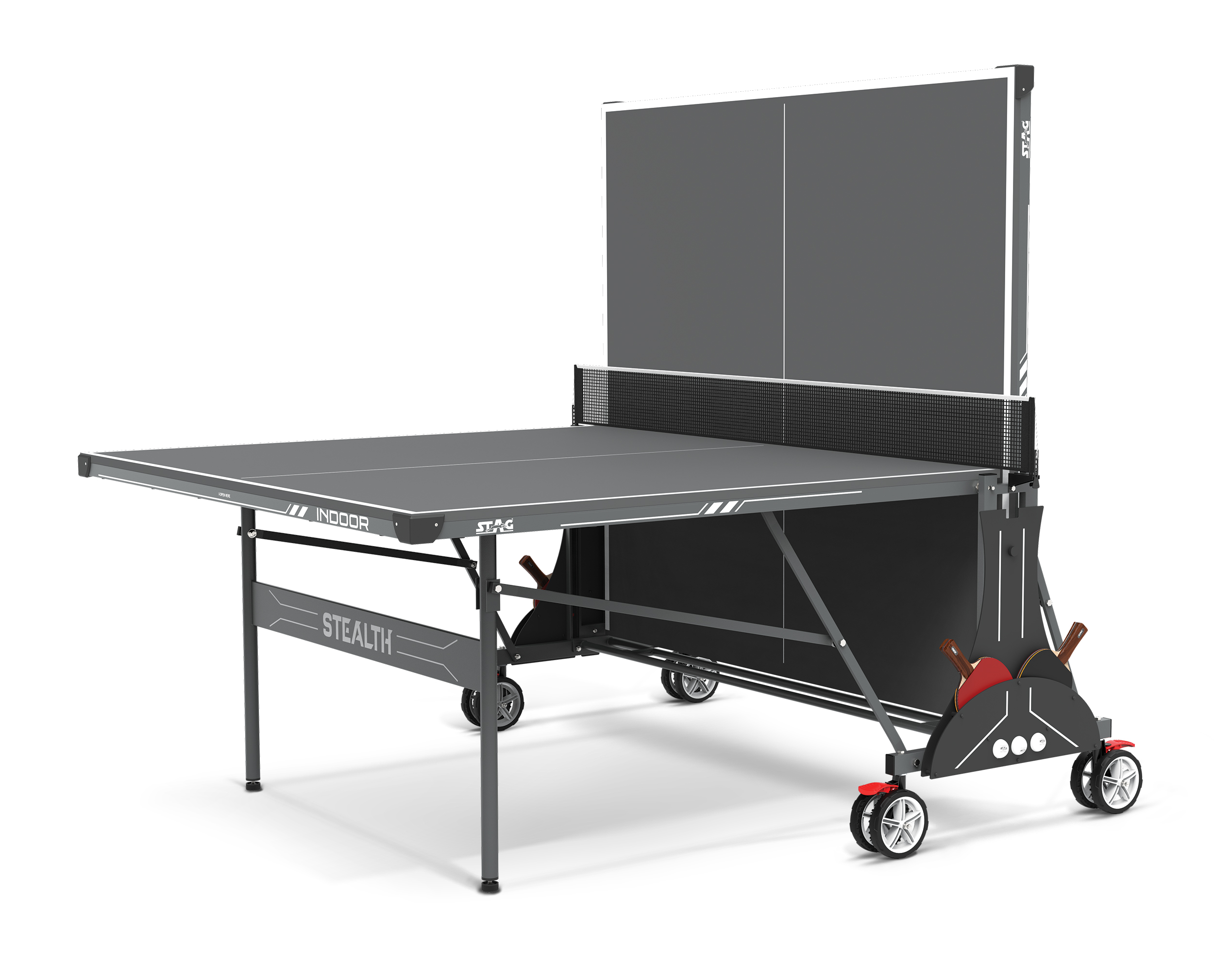 STAG Τραπέζι Ping Pong Εσωτερικού Χώρου Stag Stealth 18mm Μαύρο 42820 - Image 14