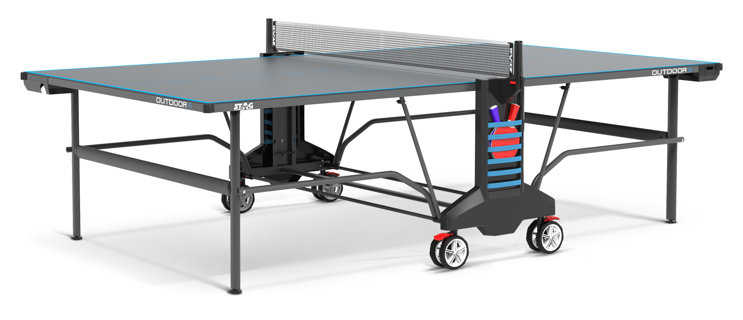 STAG Τραπέζι Πινγκ Πονγκ Εξωτερικού Χώρου Stag Outdoor 6 Γκρι 42825 - Image 4