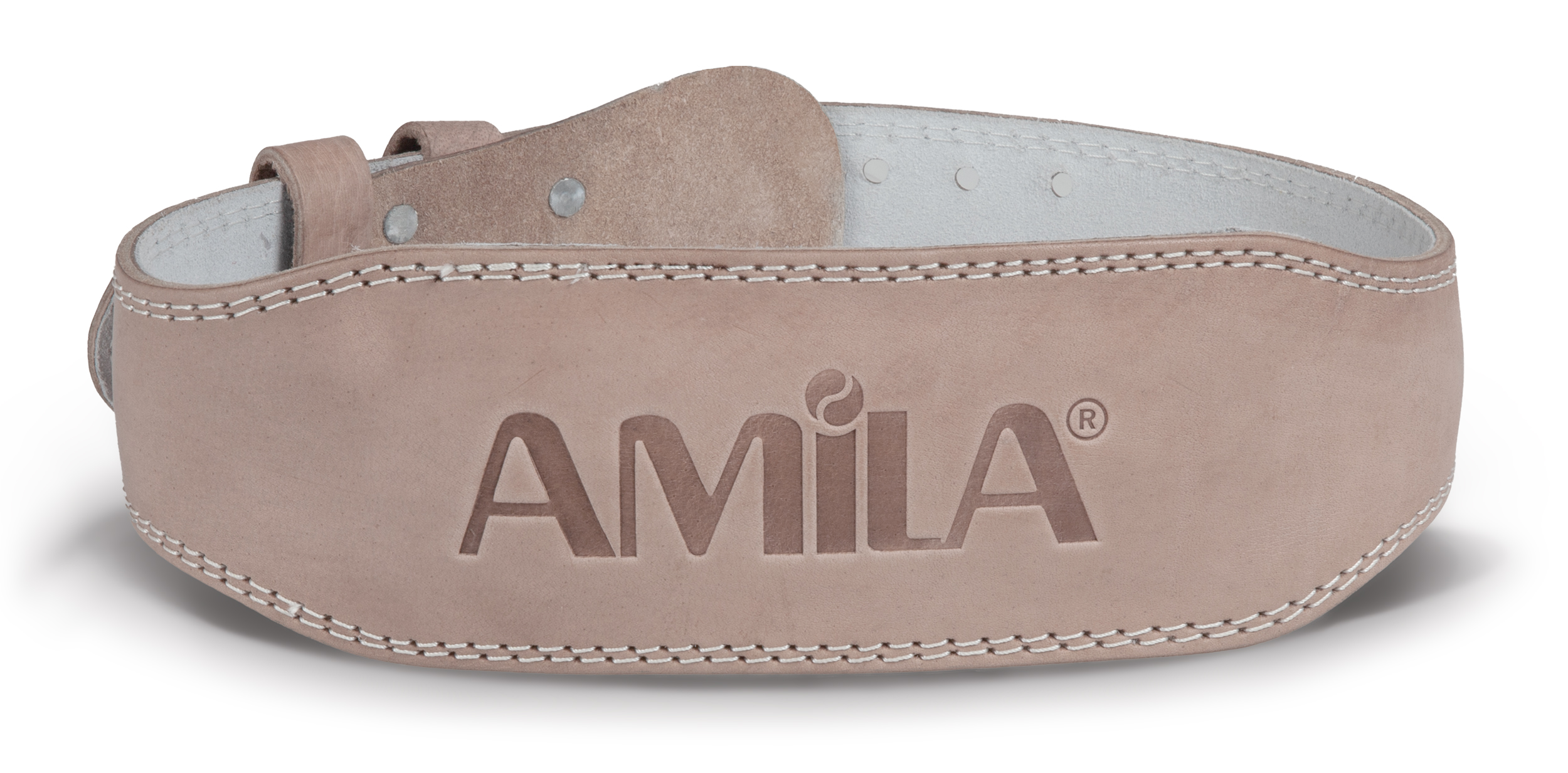 AMILA Ζώνη Άρσης Βαρών AMILA Δερμάτινη Μπεζ A Quality L 44302 - Image 19