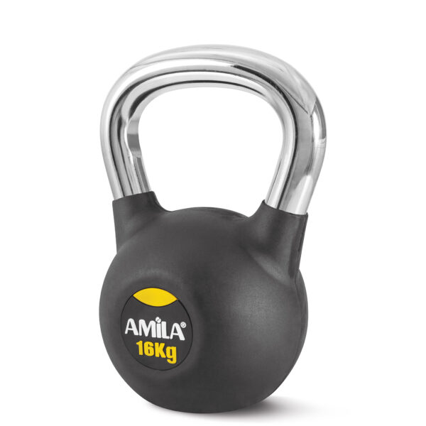 AMILA AMILA Kettlebell Rubber Cover Cr Handle 16Kg 44498 - Image 2
