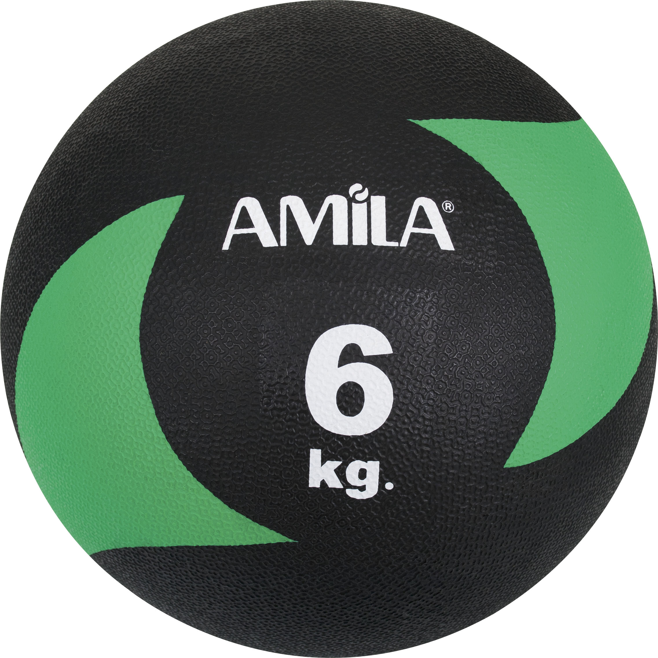 AMILA Μπάλα AMILA Medicine Ball Original Rubber 6kg 44640 - Image 6
