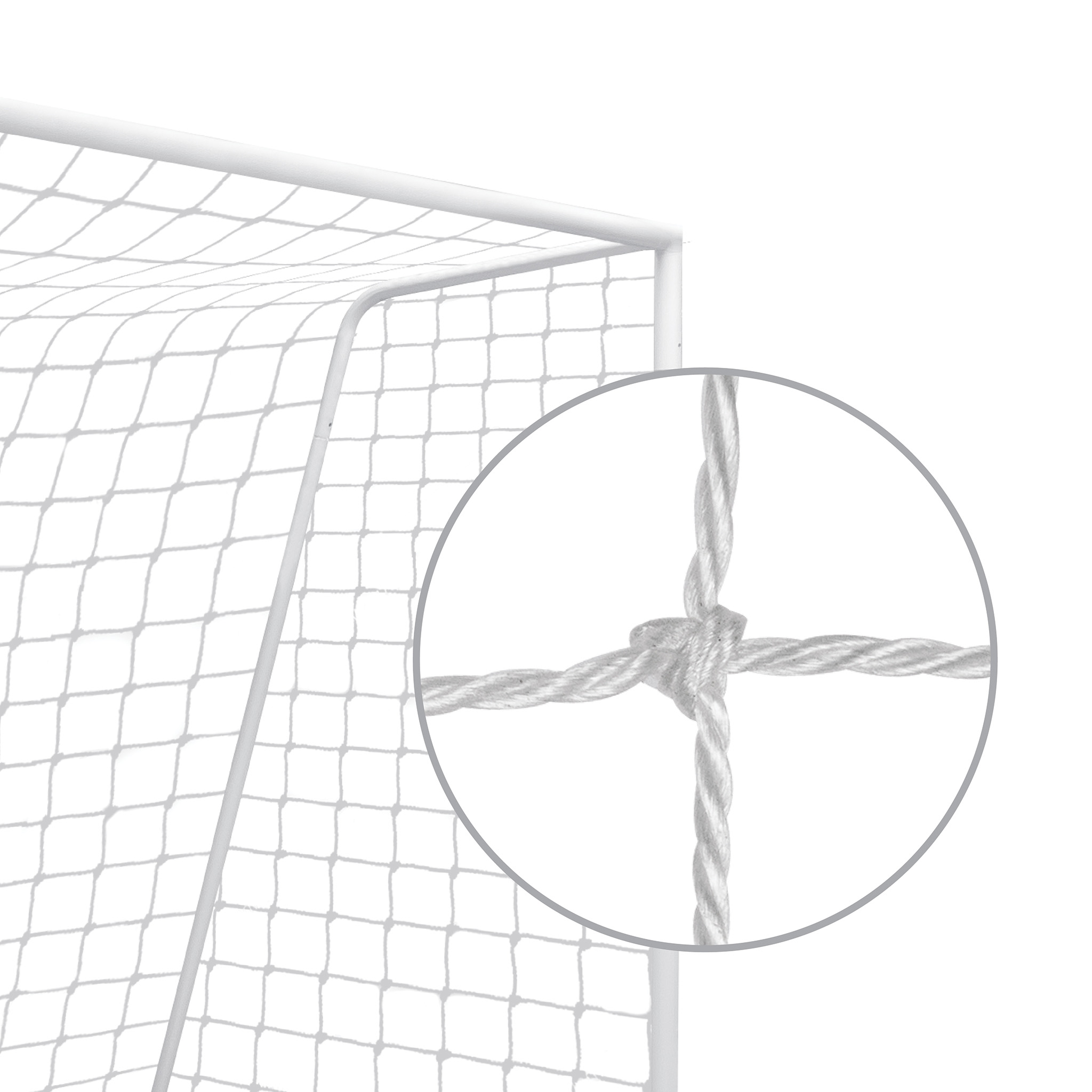AMILA Δίχτυ Ποδοσφαίρου 11v11 Στριφτό PE 2mm 44900 - Image 2