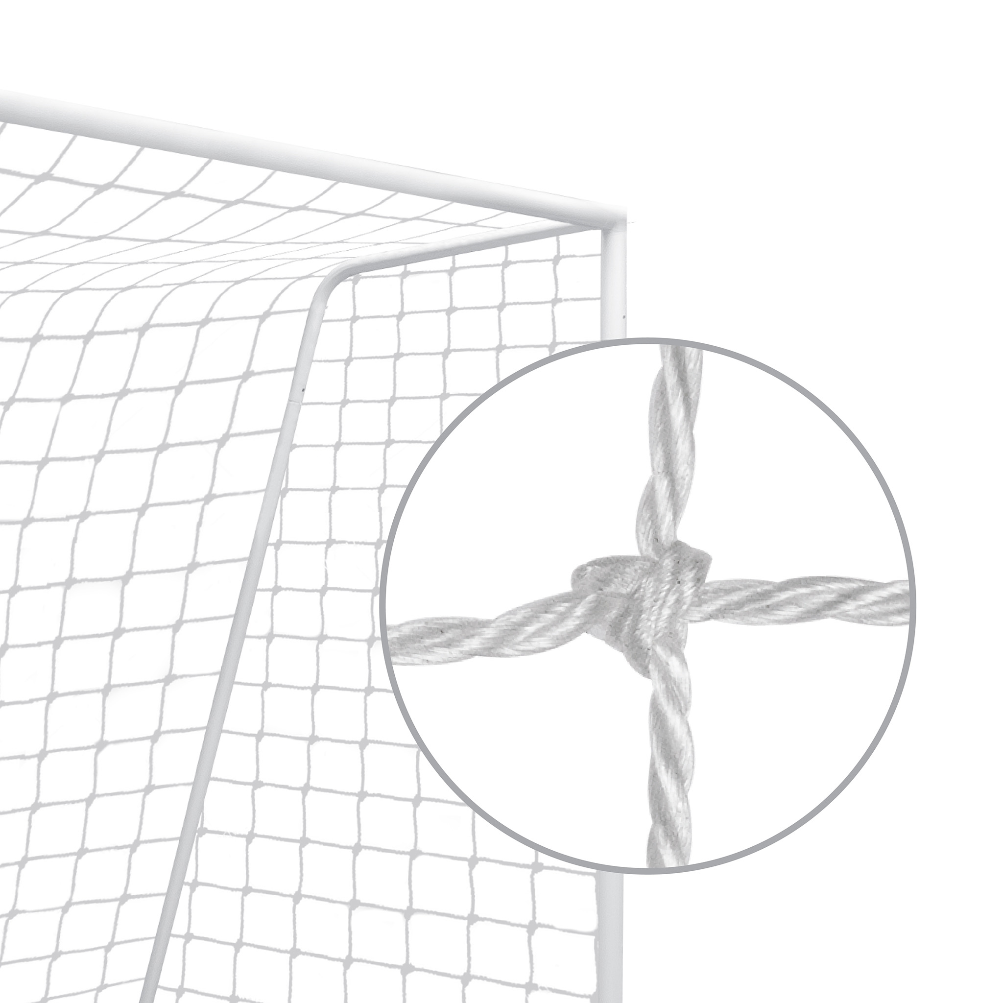 AMILA Δίχτυ Ποδοσφαίρου 11v11 Στριφτό PE 4mm (Διαγώνιο) 44904 - Image 2