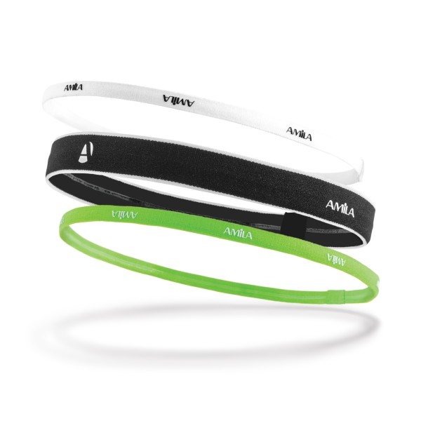 AMILA Hairband Προπόνησης AMILA Hair Band Set 3-Pack 45710
