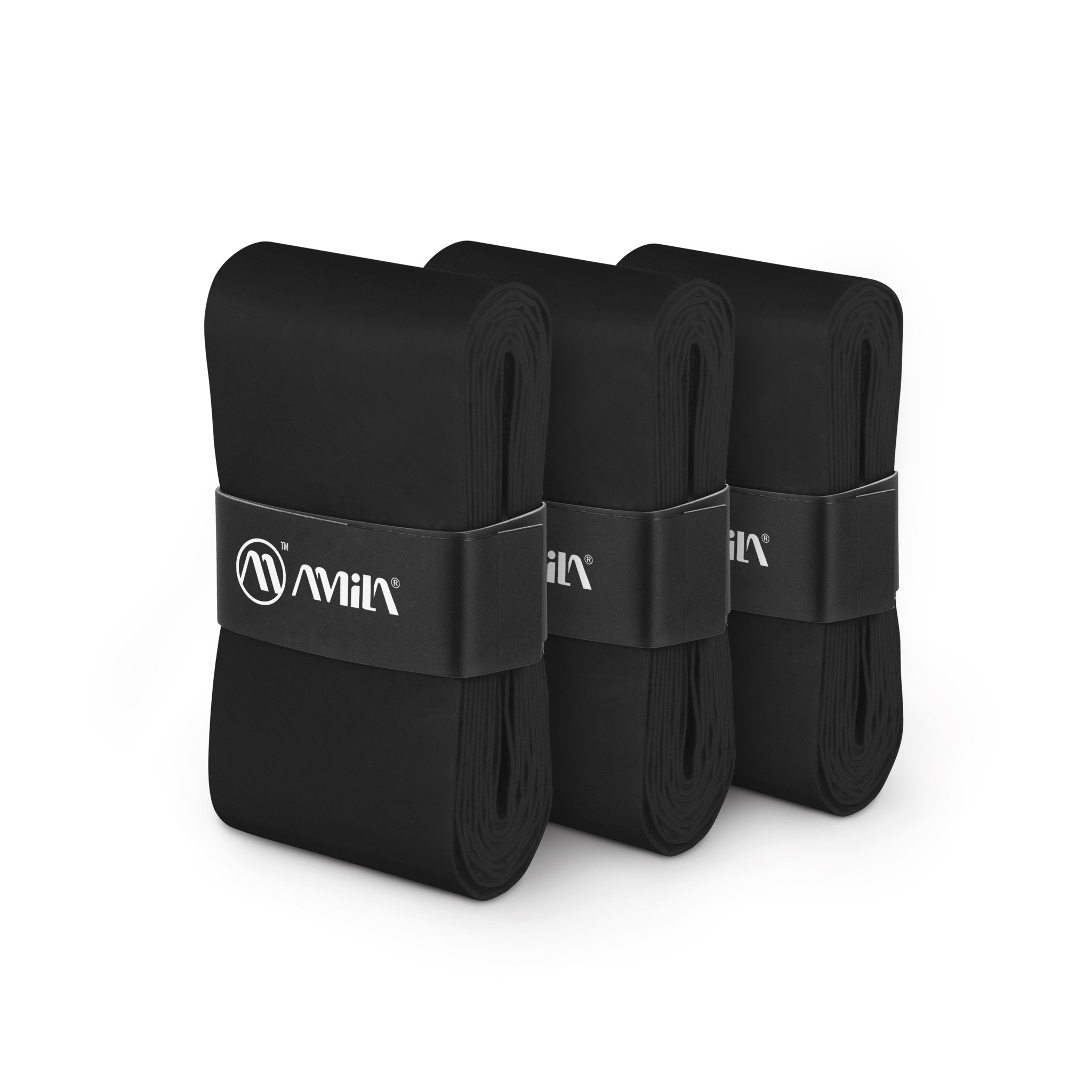AMILA Ταινία Λαβής Ρακετών AMILA Overgrip Μαύρο 3 Τεμ 45791 - Image 3