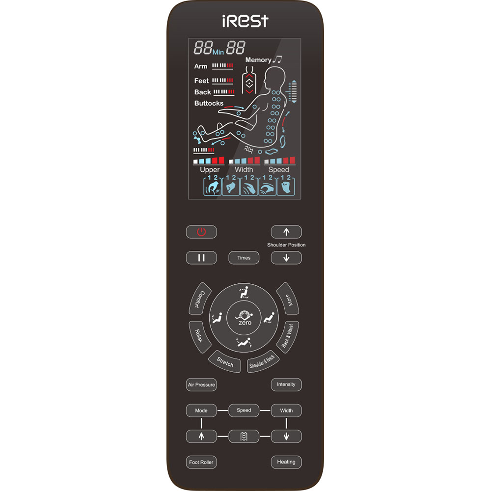 AMILA Πολυθρόνα Μασάζ AMILA SL-A305 Μαύρη/Γκρι 4601301 - Image 11