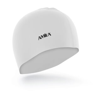 AMILA Σκουφάκι Κολύμβησης Παιδικό AMILA Λευκό 47021