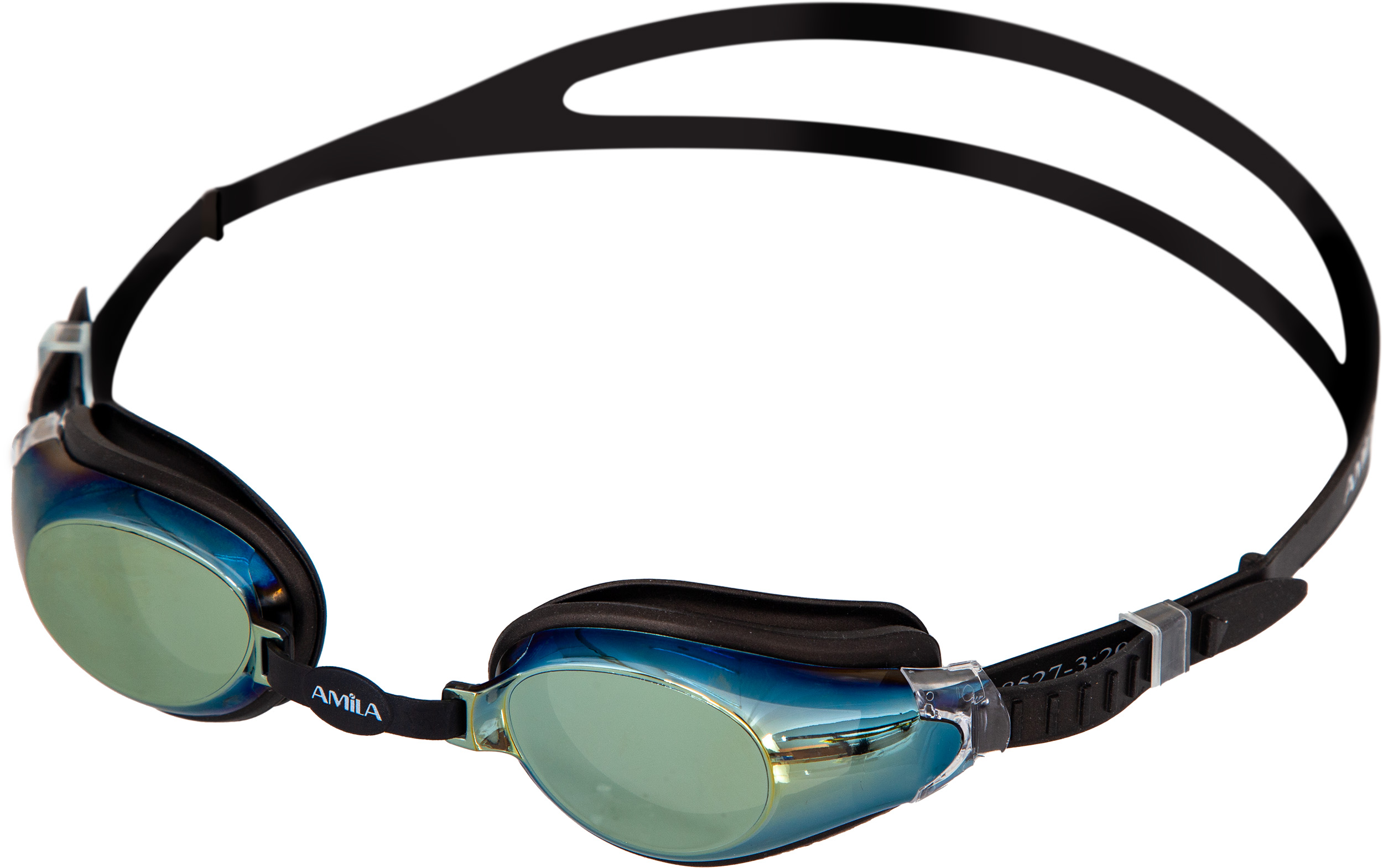 AMILA Γυαλιά Κολύμβησης AMILA KOR-60AF Μαύρα Φακούς Καθρέφτη 47128 - Image 7