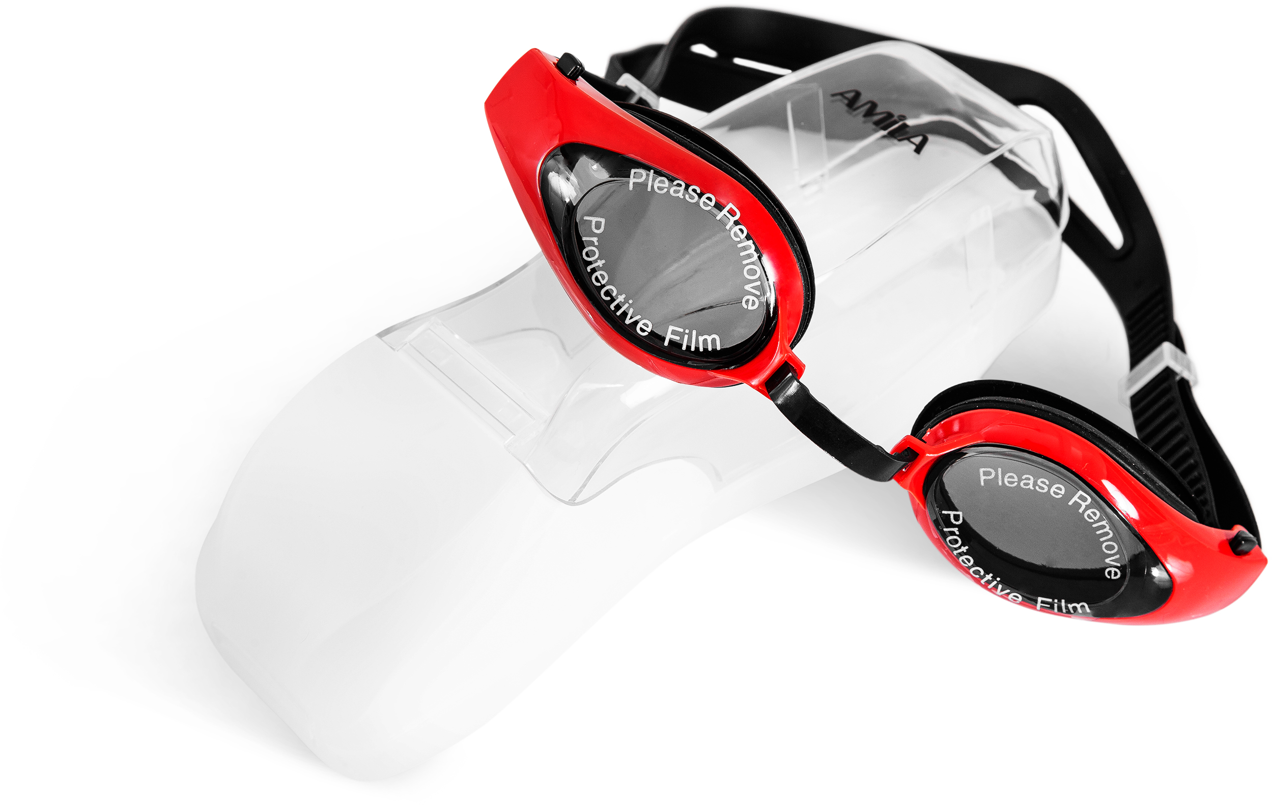 AMILA Γυαλιά Κολύμβησης AMILA S2004YAF Μαύρο/Κόκκινο 47172 - Image 12