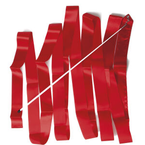 AMILA Κορδέλα Ρυθμικής Γυμναστικής 6m, Κόκκινη 47982