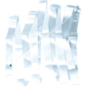 AMILA Κορδέλα Ρυθμικής Γυμναστικής 5m, Άσπρη 47998