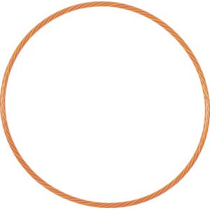 AMILA Χούλα-Χουπ Δίχρωμο 70cm - Φ18mm - 260gr 48024