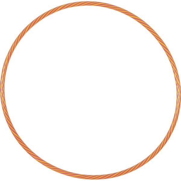 AMILA Χούλα-Χουπ Δίχρωμο 70cm - Φ18mm - 260gr 48024