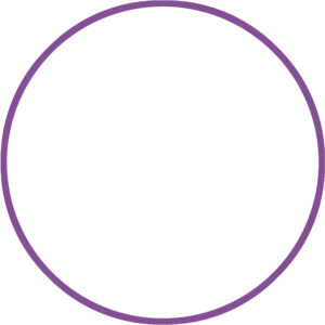 AMILA Χούλα-Χουπ 70cm - Φ19mm - 260gr, Μωβ 48027