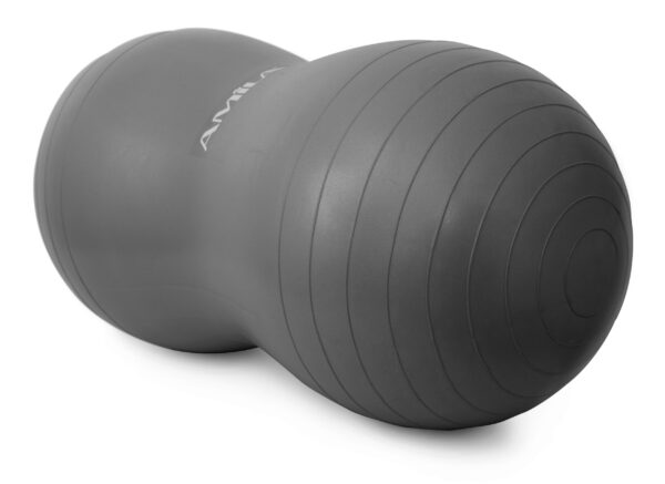 AMILA Μπάλα Γυμναστικής Peanut 50 cm - Μαύρη 48095
