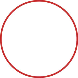 AMILA Χούλα-Χουπ 70cm - Φ19mm - 260gr, Κόκκινο 48157