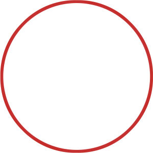 AMILA Χούλα-Χουπ 60cm - Φ18mm - 155gr, Κόκκινο 48168